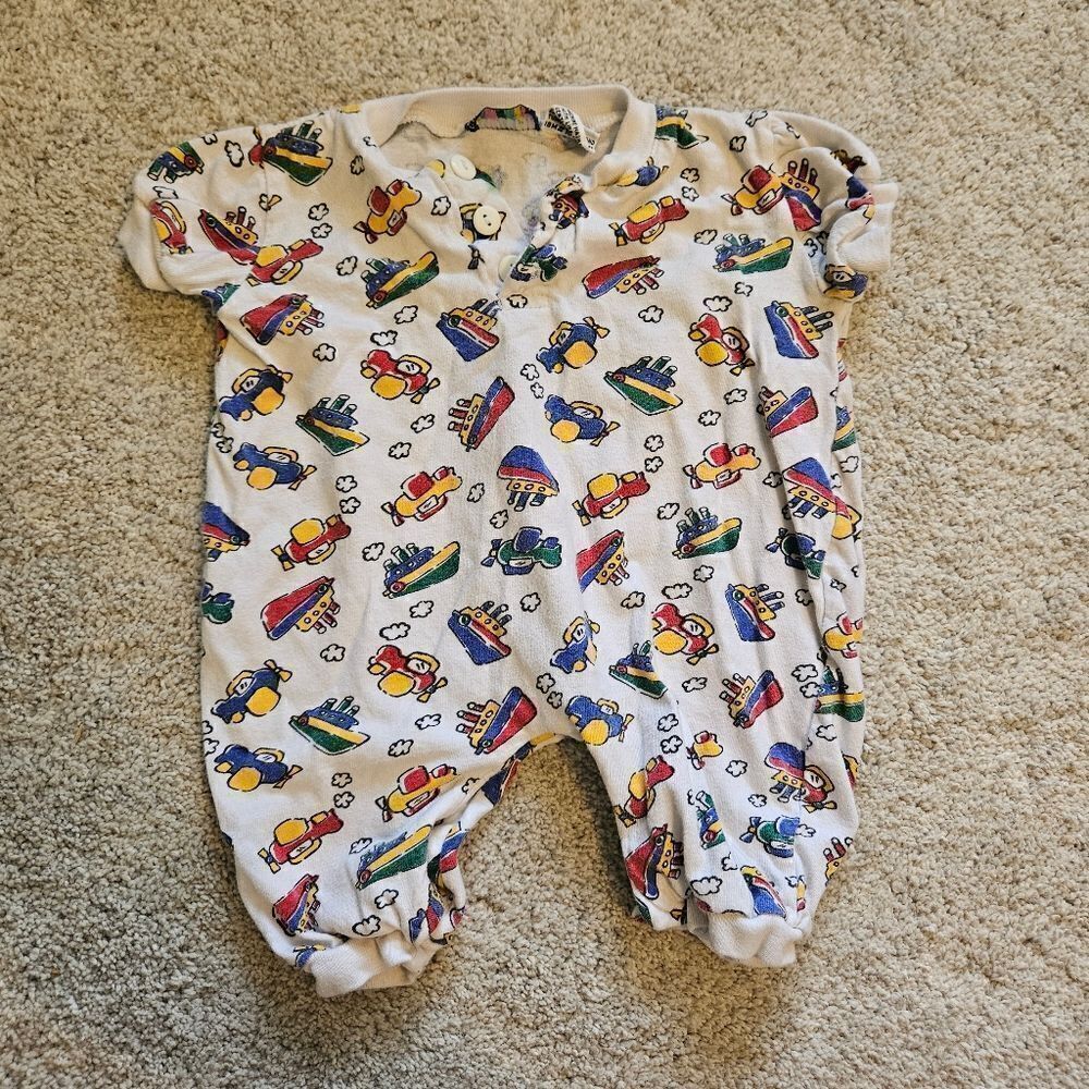 90s baby outfit onesie size 0-6 months